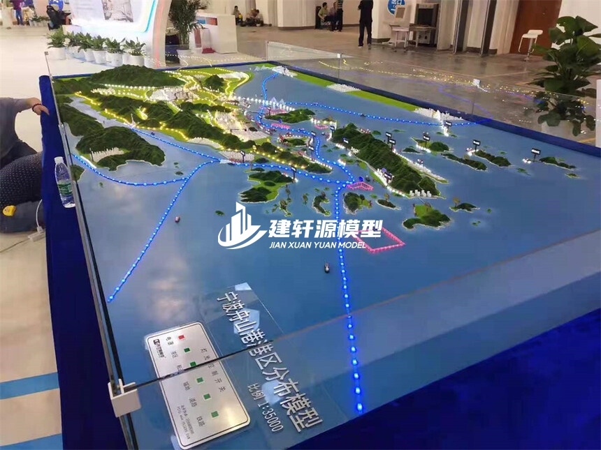 钟山地形地貌模型